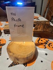Pine Live Edge Photo Frame