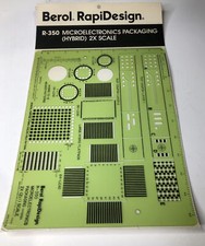 Berol Rapidesign Template - Microelectronics 2x - R-350