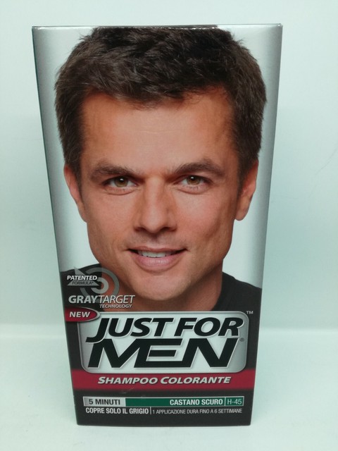 Just For Menshampoo Colorante Per Uomo Castano Scuro Gm 120221