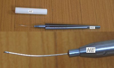 23 Gauge Titanium Vitreous forceps Capsulorrhexis forceps Sharp 1 mm Tips NEW
