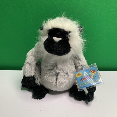 Webkinz GREY LANGUR Code Tag (HM226) Retired Vintage Plush Toys NEW w ...