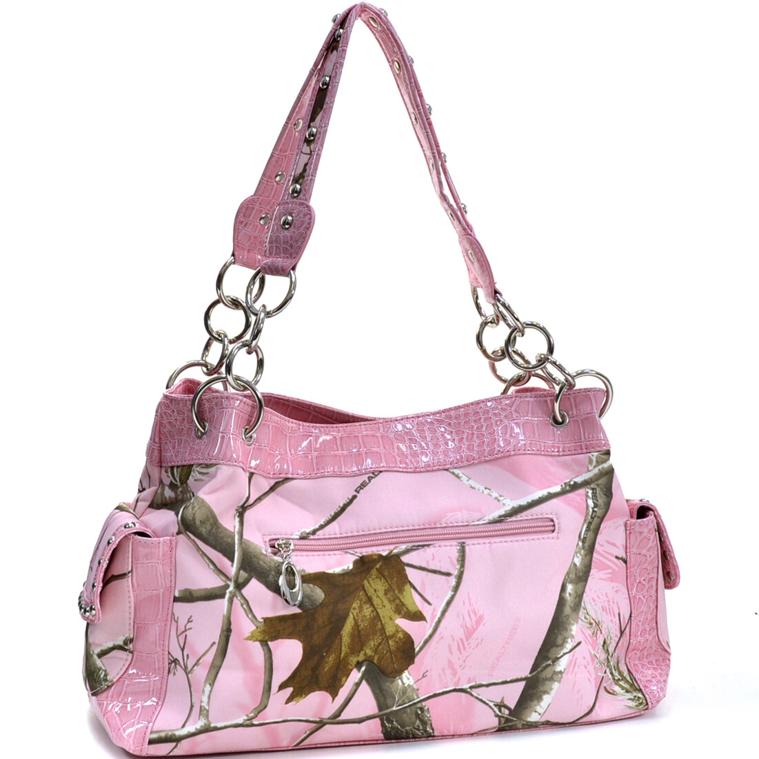 Women Fashion Shoulder Handbags Faux Leather Hobo Purses with Chain/Croc Straps