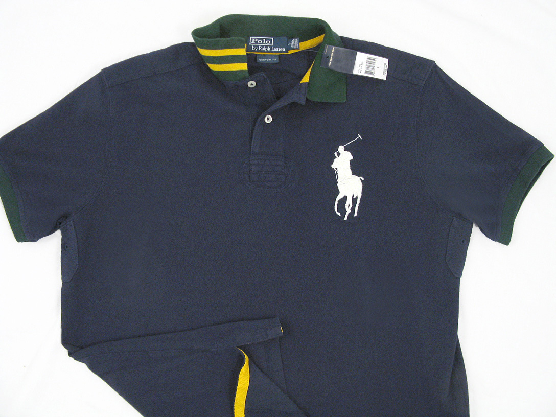 Polo Ralph Lauren ビックポニー NEW Vintage Polo Ralph Lauren Big Pony Polo Shirt Navy or Maroon