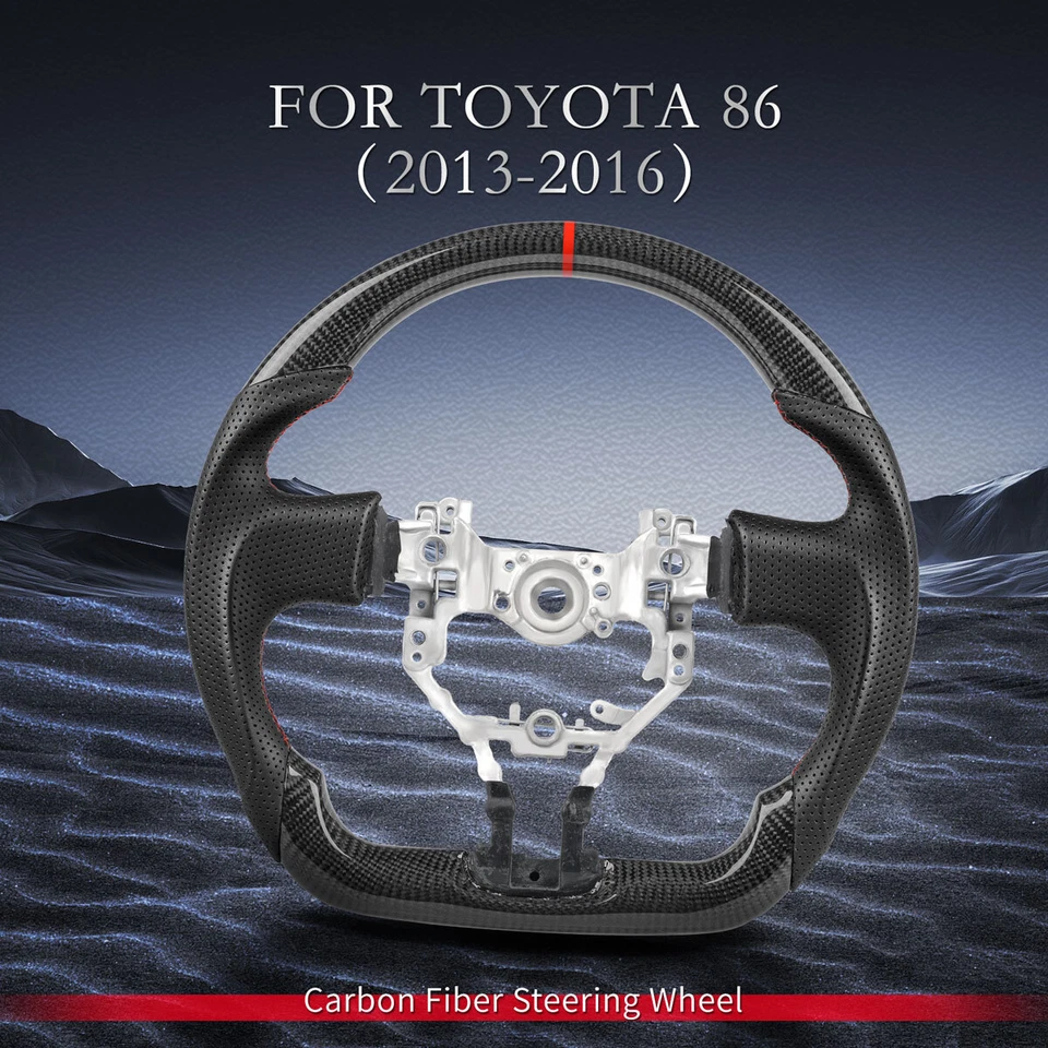 💘Volante de fibra de carbono para Subaru BRZ para Toyota 86 para Scion FR-S 12-16 Foto 2 de 4