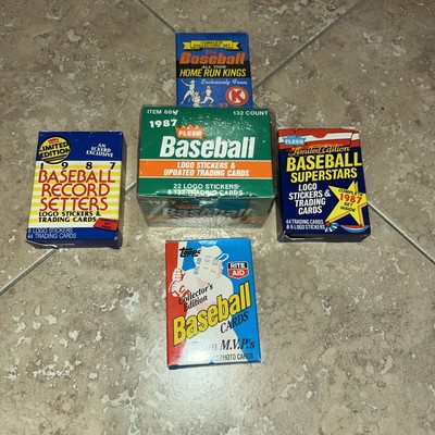 1987 Fleer Glossy Baseball Update Set & and four mini sets new