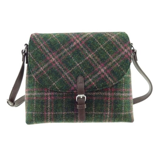 Glen Appin Rugzak Naver Pink - Echte Harris Tweed - Made in Scotland