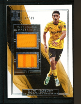 2022-23 Raul Jimenez 32/49 Jersey Panini Impeccable Premier League