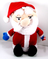 Animated Santa Sings "Respect" Motion Dance Moves Eyebrows 2014 Gemmy Holiday