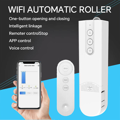Tuya WiFi Elektrischer Vorhang Motor Automatisch Jalousien Rollladen APP Control