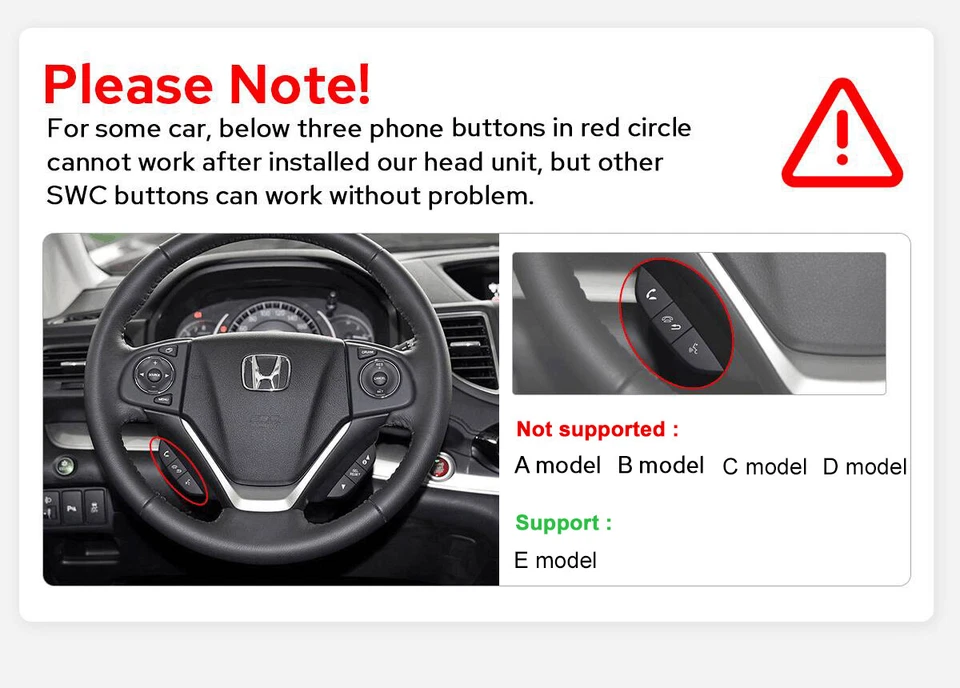 For Honda CRV 2012-2016 8+128GB Android 13 11.6 inch Head Unit Support SWC FM - Image 4 of 4