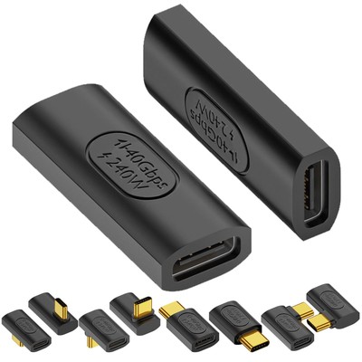 USB 4.0 Typ-C-Extender-Adapter, Multi-Typ-Verlängerungsadapter, Stecker-Extende