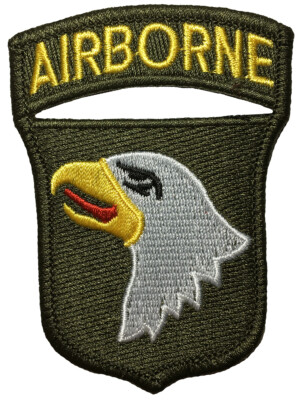 101st Airborne Screaming Eagle Shoulder Military Sign Badge Sew Iron on ...