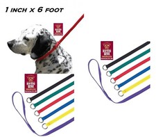 12 DOG Quick Fit CONTROL NO SLIP NYLON KENNEL 1x6ft LEAD LEASH Grooming Training