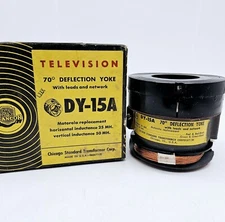 Stancor Television 70 Degree Deflection Yoke DY 15A with Leads and Network New