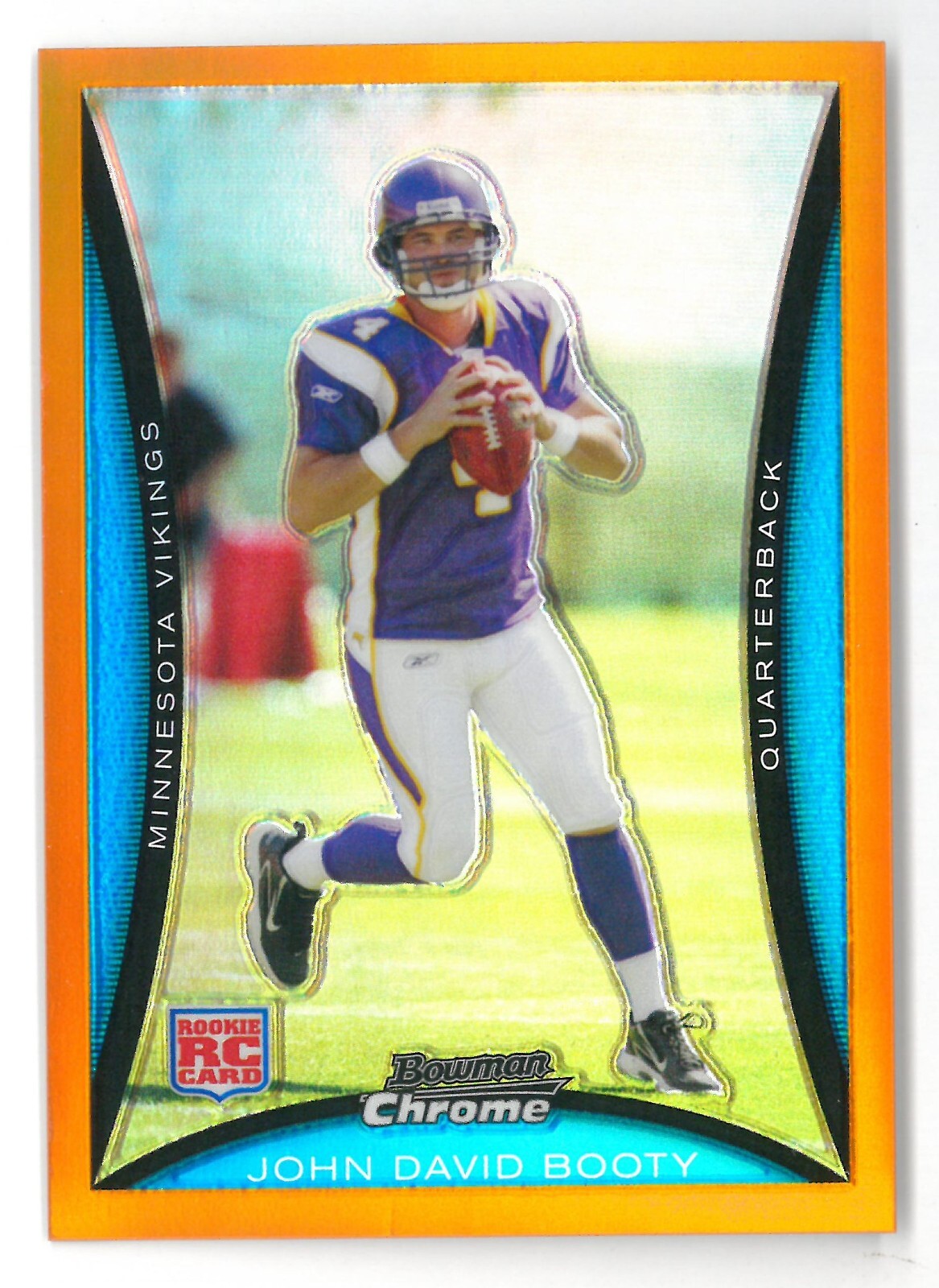 2008 Bowman Chrome JOHN DAVID BOOTY #BC56 Orange Refractor 17/25 RC Rookie