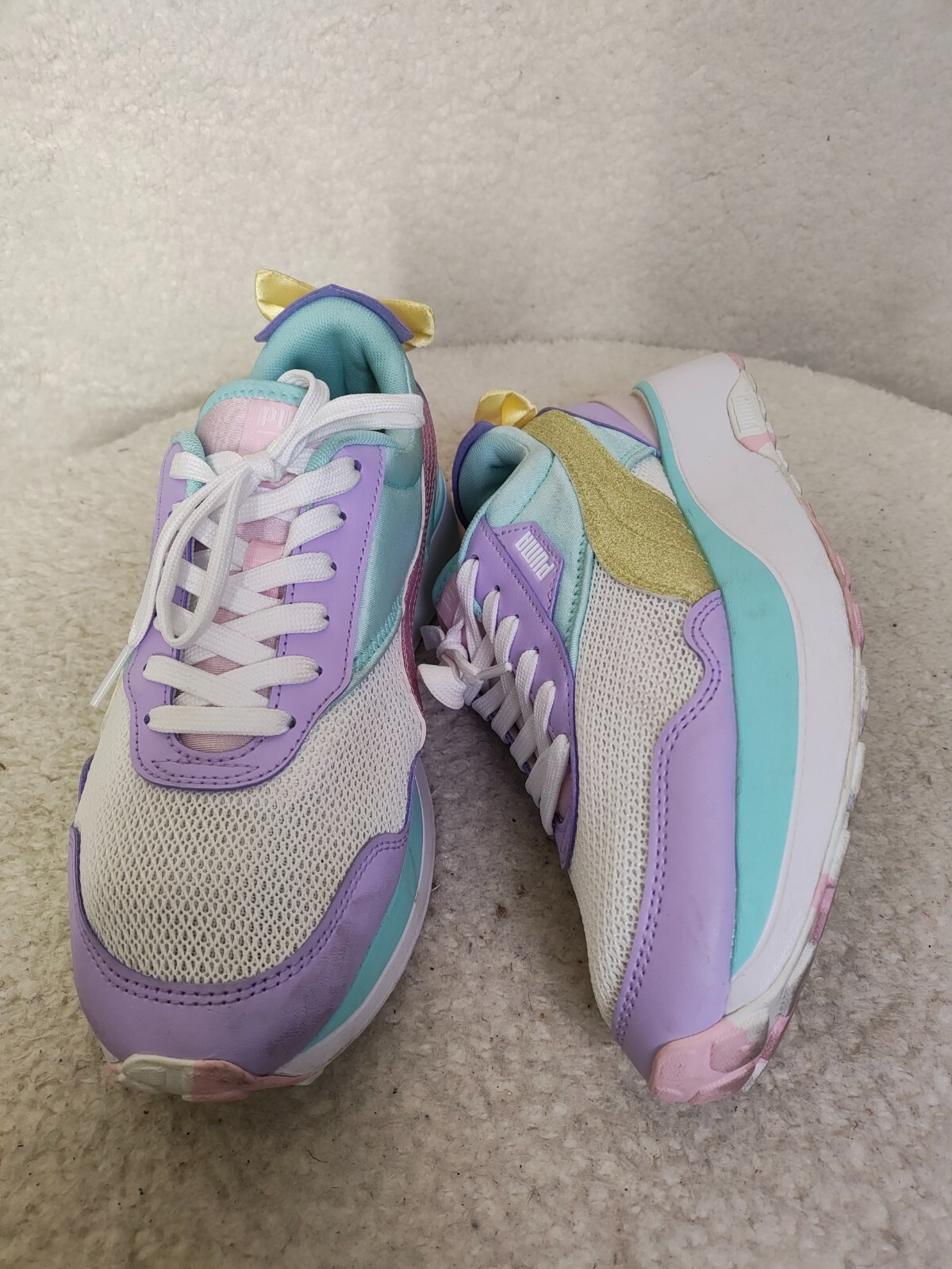 SAOLA Scarpe da ginnastica Puma LOL Suprise Cruise ragazzo 6 5 viola stringate corsa atletica