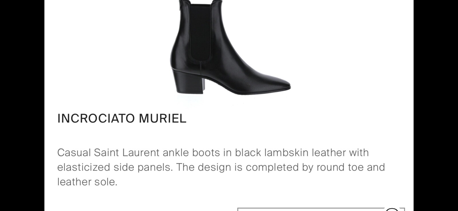 Stivali da uomo Saint Laurent Muriel in pelle morbida. 45 12. $1215