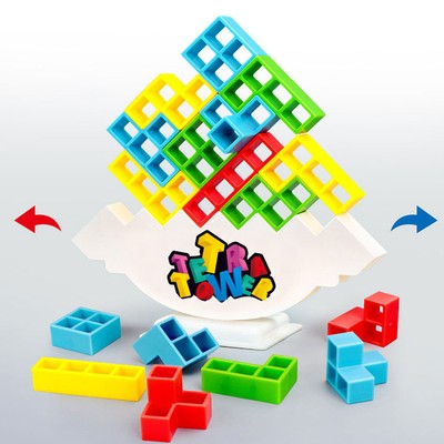 Tetra Tower Balance Stacking Blocks Game - High-intellectual Building Blocks  For Children Desktop Game, Board Game For Family, Parties, Kids Building  Blocks Toy Random Color - Temu United Kingdom