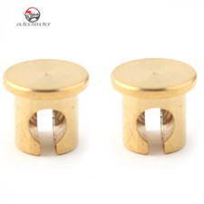 2x Throttle Idle Cable End Joint Guide Nut Ferrule Fit For Harley Davidson New