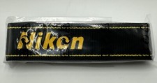 Nikon DSLR Camera Black Yellow Neck/Shoulder Strap
