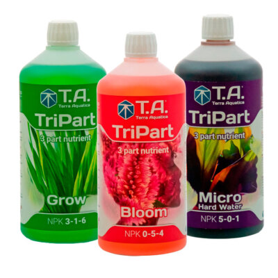 Terra Aquatica (GHE) Tripart 3 x 1 Liter Grow/Bloom/ Micro HW Set Dünger Grow 