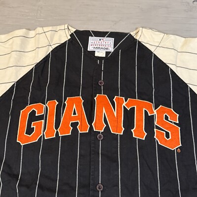 Vintage Mirage San Francisco Giants #25 Jersey Authentic Pinstripe
