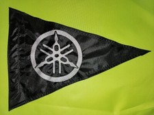 12"x18" triangle Yamaha logo ATV Safety Flag ATV UTV DIRTBIKE Made to fit