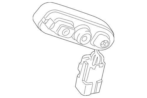 Interruptor de control de consola superior para GM Chevrolet Spark EV 2012-2016 (N/P 22845966)