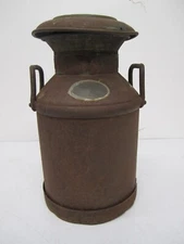 Vtg Antique Standard Oil Can 5 Gallon Liquid Measure Advertising Embossed Neck