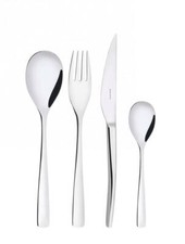 BUGATTI SERVIZIO POSATE 24 PEZZI IN ACCIAIO INOX PER 6 PERSONE - AMALFI