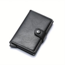 Rfid Men Card Wallets Free Name Engraving Carbon Fiber Card Holder Slim Mini Wal