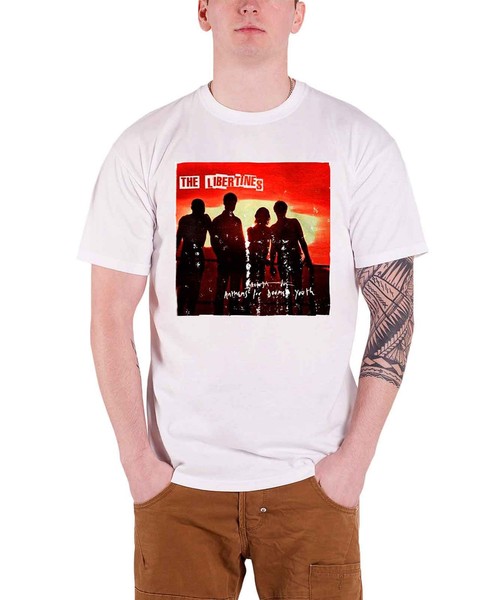 Offiziell Libertines T Shirt Anthems For Doomed Youth Herren Weiß Size XXL-image