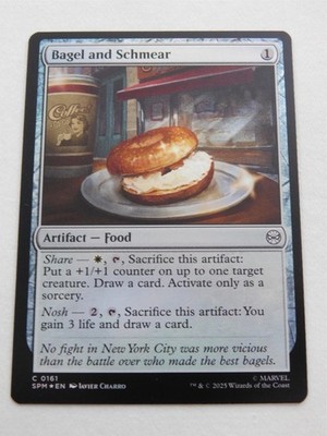 Bagel and Schmear Foil 0161 Common Spider-Man Magic the Gathering