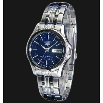 New Seiko 5 SNZC75 Blue Dial Automatic 23 Jewels Man Watch