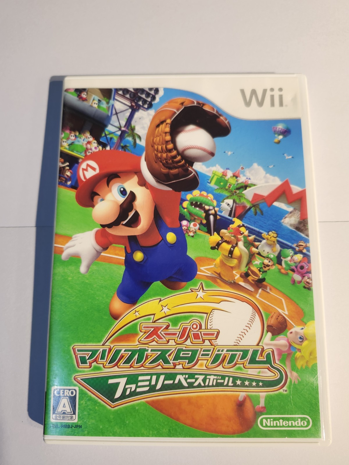 Super Mario Stadium Family Baseball Wii Japanese Version(Region Locked)No Manual