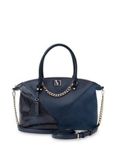 NEW Victoria's Secret Slouchy Satchel Navy Blue hangbag crossbody bag