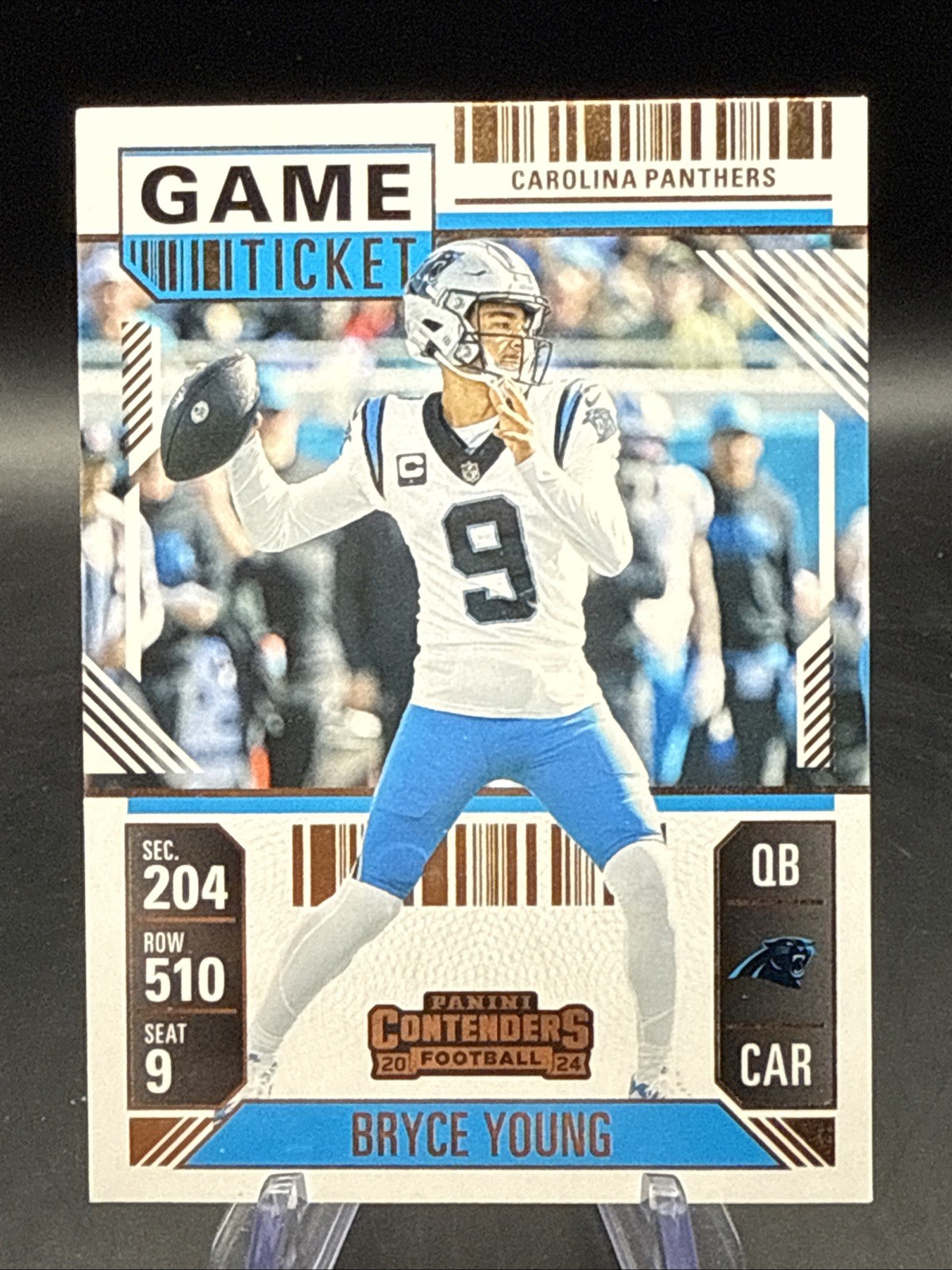 2024 Panini Contenders - Bryce Young #14 Bronze Game Ticket