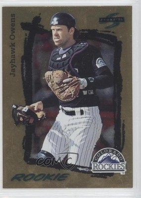 1995 Score Rookie Gold Rush Jayhawk Owens #588 0b5