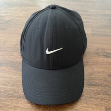 Nike Club Cap DRI FIT Black Hat Cap Snapback Adjustable L/XL