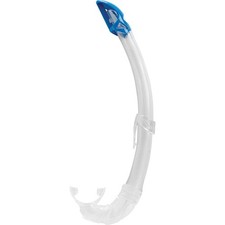 SemiDry Snorkel for Comfortable Underwater Breathing, Blue Color