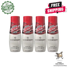 4 Pack SodaStream Mountain Dew Code Red Drink...
