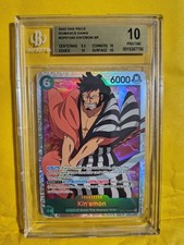 2022 One Piece Romance Dawn #OP01040 Kin'Emon SR Holo BGS 10