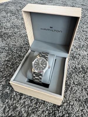Hamilton Khaki Automatik Sehr Guter Zustand mit Box