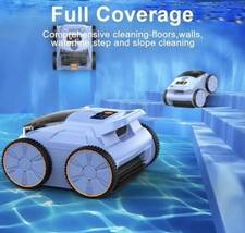 Robotic Pool Vacuum, Robotic Pool Cleaner for Inground Pools 180 Mins 2025