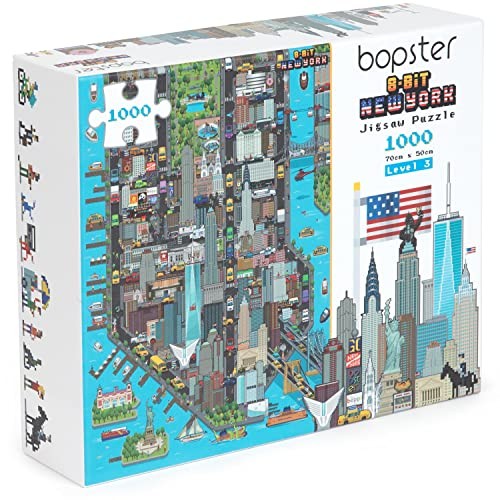 1000 Piece Jigsaw Puzzles for Adults - New York Puzzle  Assorted colors 