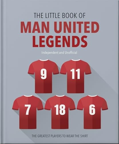 The Little Book of Man United Legends by Hippo!, Orange Hardback Book The FastFREE US DELIVERY | ISBN: 1035422867 | Quality Books