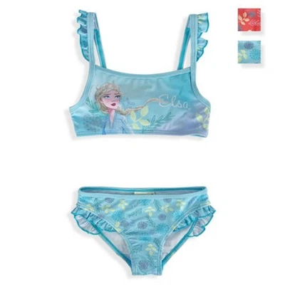 Costume 2 Pièces De Plage Disney FROZEN Officiel Pour Fille Piscine BIO 5365 - Photo 1/4