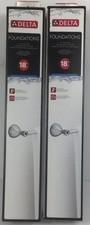 Lot Of Two Delta Foundations Chrome Finish Towel Bar 18 in. L Brand New