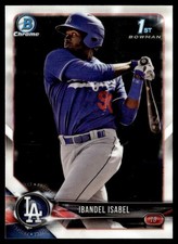 2018 Bowman Chrome Prospects Ibandel Isabel Los Angeles Dodgers #BCP47