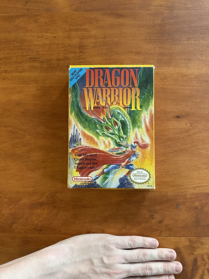 Dragon Warrior (Nintendo NES) Excellent Cond CIB Complete w/ Inserts & Tested - Image 2 of 4